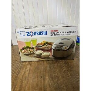 Zojirushi NS-TSC10 5-1/2-Cup (Uncooked) Micom Rice Cooker and Warmer SEALED! NEW